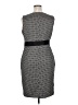 BCBGMAXAZRIA Houndstooth Black Cocktail Dress Size XL - photo 2