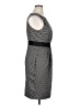 BCBGMAXAZRIA Houndstooth Black Cocktail Dress Size XL - photo 4