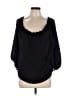 Glamorous 100% Polyester Black 3/4 Sleeve Blouse Size L - photo 1