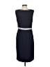 Ann Taylor 100% Polyester Gray Casual Dress Size 4 - photo 2