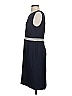 Ann Taylor 100% Polyester Gray Casual Dress Size 4 - photo 5