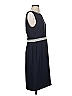 Ann Taylor 100% Polyester Gray Casual Dress Size 4 - photo 4