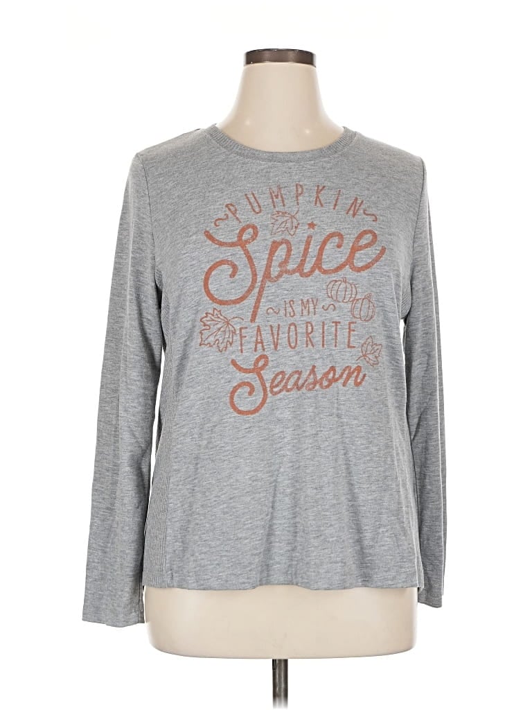 Pre-owned Modern Lux Sweatshirt In Gray