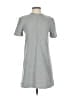 Zara Solid Gray Casual Dress Size S - photo 1