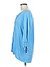 Calvin Klein Blue 3/4 Sleeve Blouse Size M - photo 5