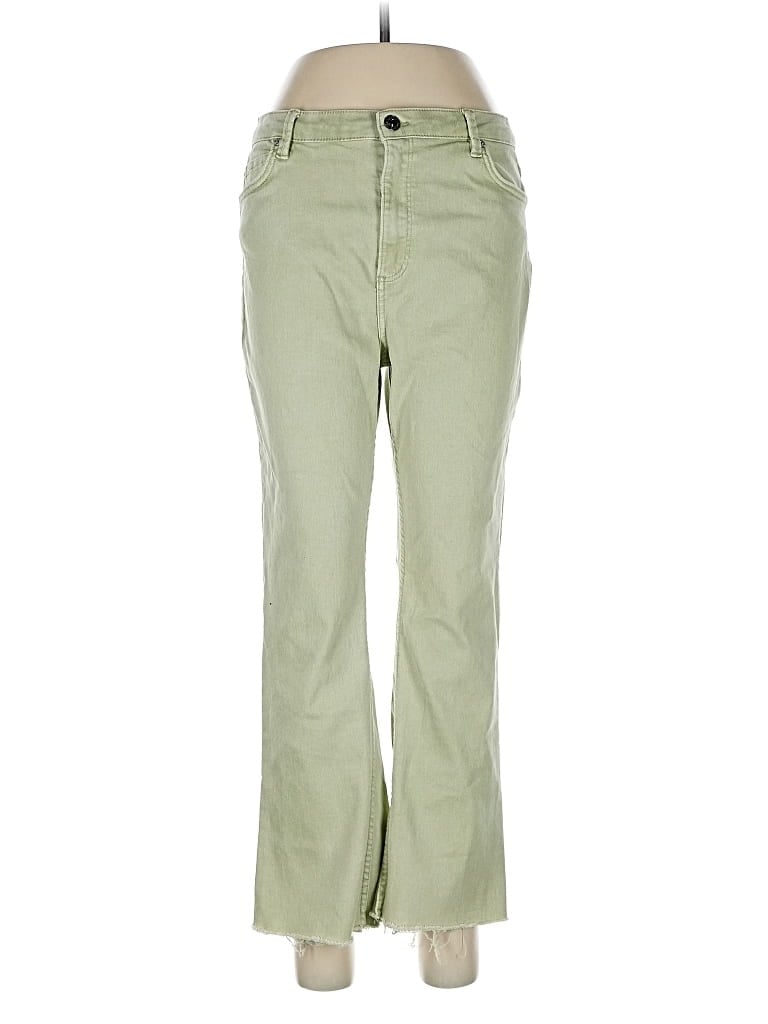 Pre-owned Bershka Jeans In Green