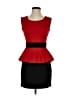Reign On Color Block Red Cocktail Dress Size 3 - 4 - photo 1