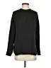Vince. Black Long Sleeve Silk Top Size 2 - photo 1
