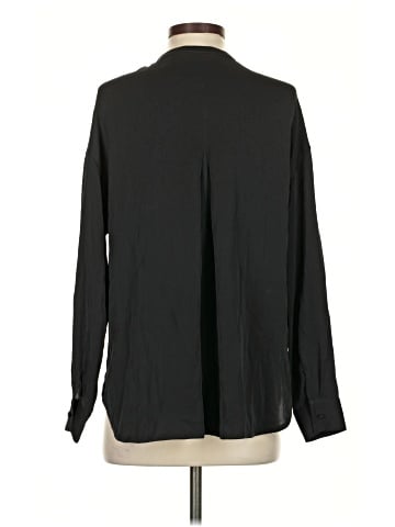 Vince. Long Sleeve Silk Top (view 2)