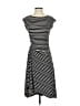 Max Studio 100% Rayon Stripes Black Casual Dress Size XS - photo 1
