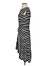 Max Studio 100% Rayon Stripes Black Casual Dress Size XS - photo 5