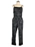 Old Navy 100% Cotton Animal Print Gray Jumpsuit Size L - photo 1