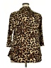 Bepei Animal Print Brown 3/4 Sleeve Blouse Size 2X - photo 2