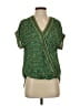 Max Studio 100% Polyester Green Short Sleeve T-Shirt Size XS - photo 1
