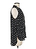 Vince Camuto 100% Polyester Polka Dots Black Sleeveless Blouse Size M - photo 4