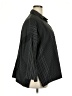 Blanque Stripes Black 3/4 Sleeve Button-Down Shirt Size 2X (2) - photo 4