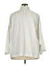 Blanque Stripes Ivory 3/4 Sleeve Button-Down Shirt Size 2X (2) - photo 2