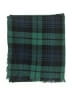 Unbranded Plaid Green Scarf One size - photo 2