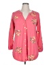 Fig and Flower Floral Pink Kimono Size 1X - photo 1