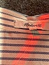 Madewell 100% Viscose Stripes Silver Short Sleeve Blouse Size XS - photo 7