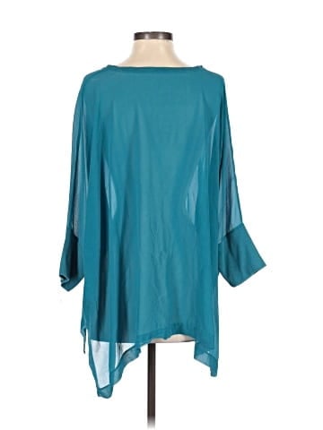 Eileen Fisher 3/4 Sleeve Silk Top (view 2)