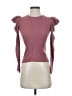 Splendid Pink Long Sleeve Top Size S - photo 1