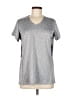 Real Essentials Metallic Gray Active T-Shirt Size L - photo 1