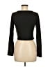 Gaze Black Long Sleeve Top Size M - photo 2