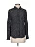 Fossil 100% Silk Polka Dots Black Long Sleeve Silk Top Size XS - photo 1