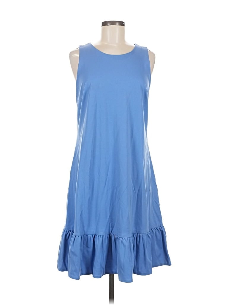 Pre-owned Abbey Glass Casual Dress In Blue