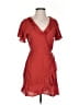 Miami 100% Rayon Red Short Sleeve Top Size S - photo 1