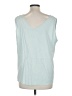 Assorted Brands 100% Rayon Teal Sleeveless Blouse Size XL - photo 2