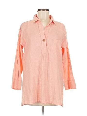 Old Navy 3/4 Sleeve Button-Down Shirt (view 1)