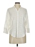Only Ivory 3/4 Sleeve Button-Down Shirt Size M - photo 1
