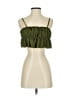 Papermoon 100% Polyester Green Sleeveless Blouse Size S - photo 1