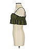 Papermoon 100% Polyester Green Sleeveless Blouse Size S - photo 5