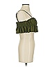 Papermoon 100% Polyester Green Sleeveless Blouse Size S - photo 4