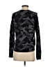 Aqua 100% Cashmere Camo Black Cashmere Pullover Sweater Size XS - photo 2