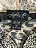 Lola 100% Cotton Animal Print Gold Pullover Hoodie Size S - photo 7