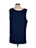 Go Silk 100% Silk Blue Sleeveless Silk Top Size 3 - photo 2