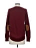 Sessun Solid Burgundy Pullover Sweater Size XS - photo 2