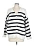 Assorted Brands Stripes White Cardigan Size L - photo 1