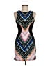 Bailey Blue Graphic Black Cocktail Dress Size S - photo 1