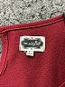 Mud Pie Solid Burgundy Casual Dress Size L - photo 3