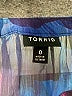 Torrid Blue Long Sleeve Blouse Size Lg Plus (0) - photo 7