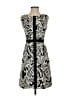 Tabitha 100% Cotton Graphic Black Cocktail Dress Size 0 - photo 1