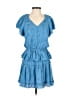 Current Air 100% Polyester Blue Casual Dress Size XS - photo 1