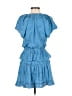 Current Air 100% Polyester Blue Casual Dress Size XS - photo 2