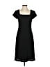 Evan Picone 100% Polyester Solid Black Casual Dress Size 4 - photo 1