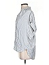Madewell 100% Viscose Stripes Silver Short Sleeve Blouse Size XS - photo 5